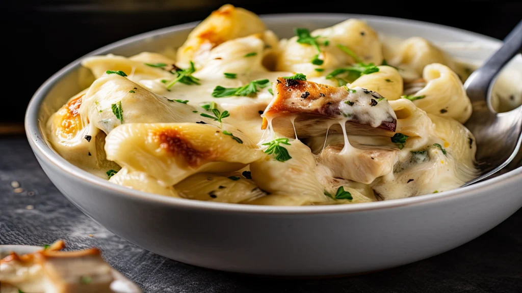 Tortellini Alfredo with Chicken 3
