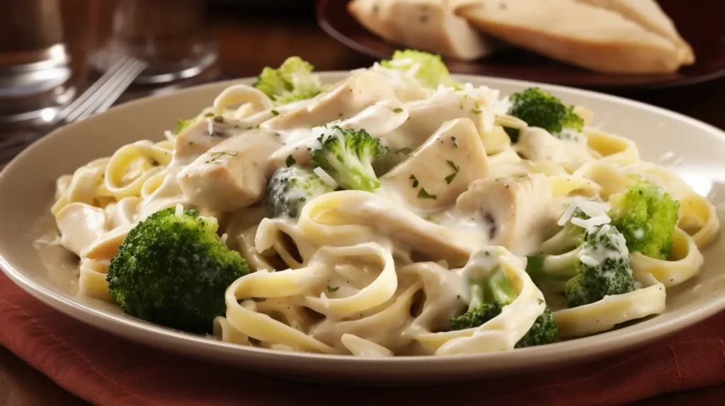 Chicken and Broccoli Fettuccine Alfredo 2