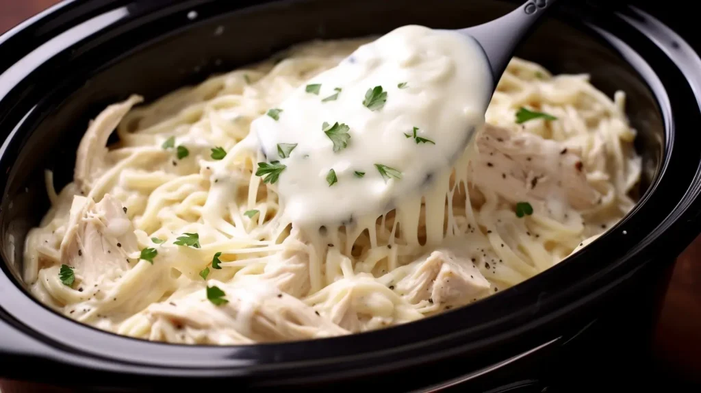 Crock Pot Alfredo Chicken 1