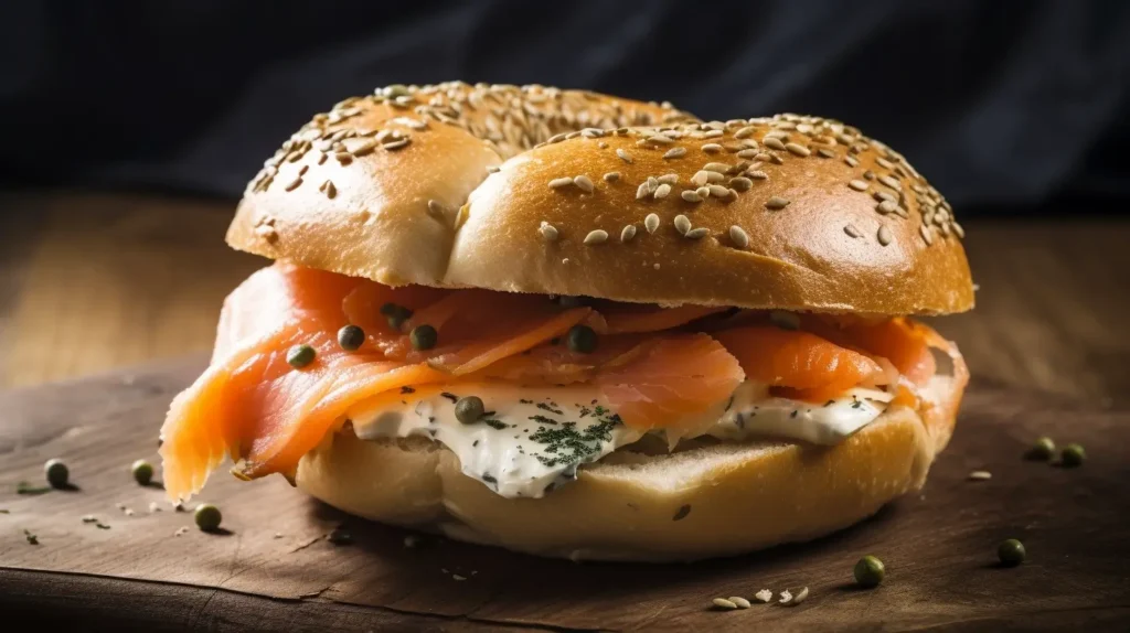 Cream cheese bagel nutrition 1