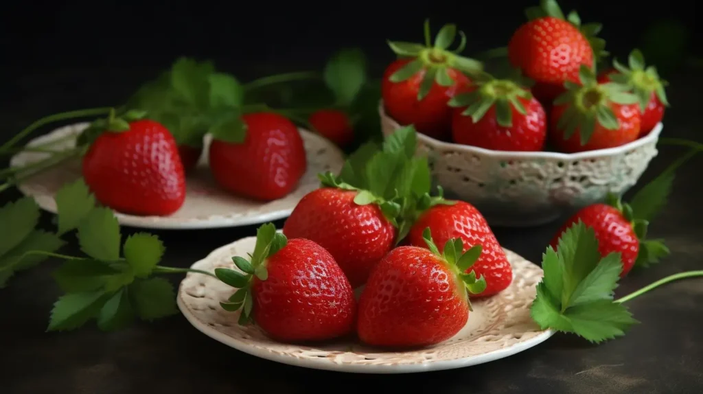 Make strawberries look fancy 1