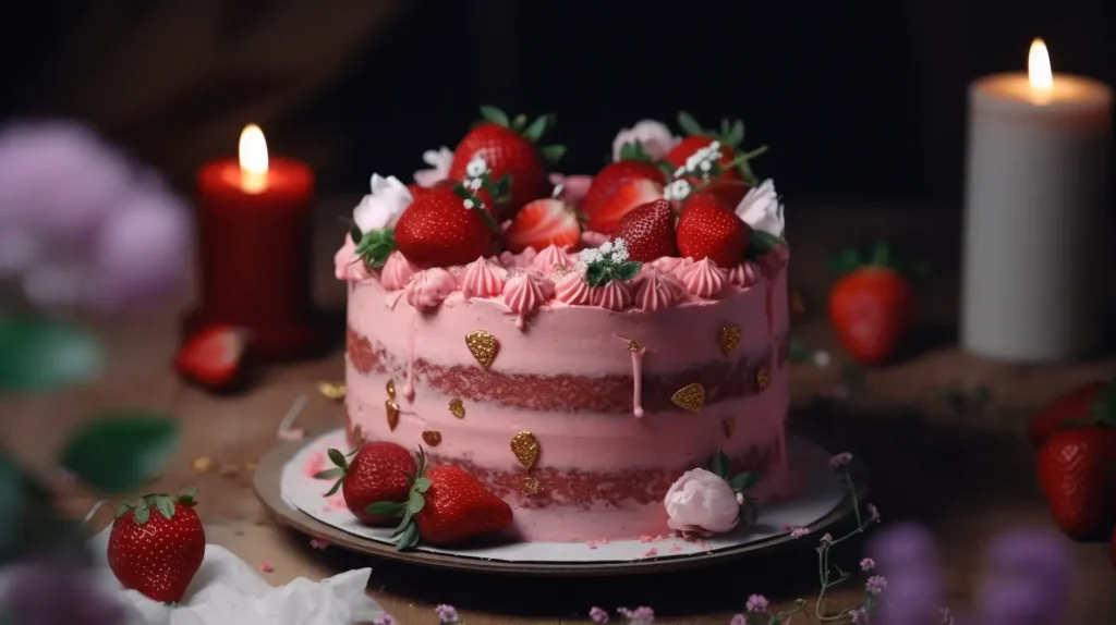 Strawberries and Birthday 1