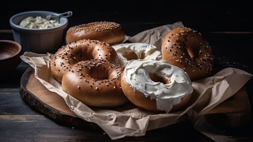 Calories in bagels with cream cheese 2