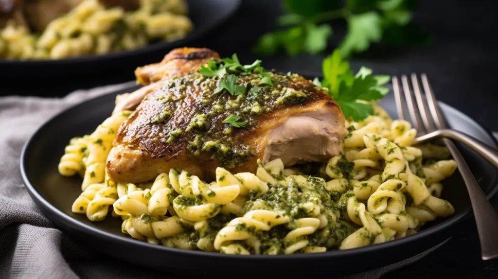 Chimichurri Chicken Thighs Pasta 3