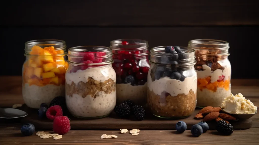 High Protein Overnight Oats 1