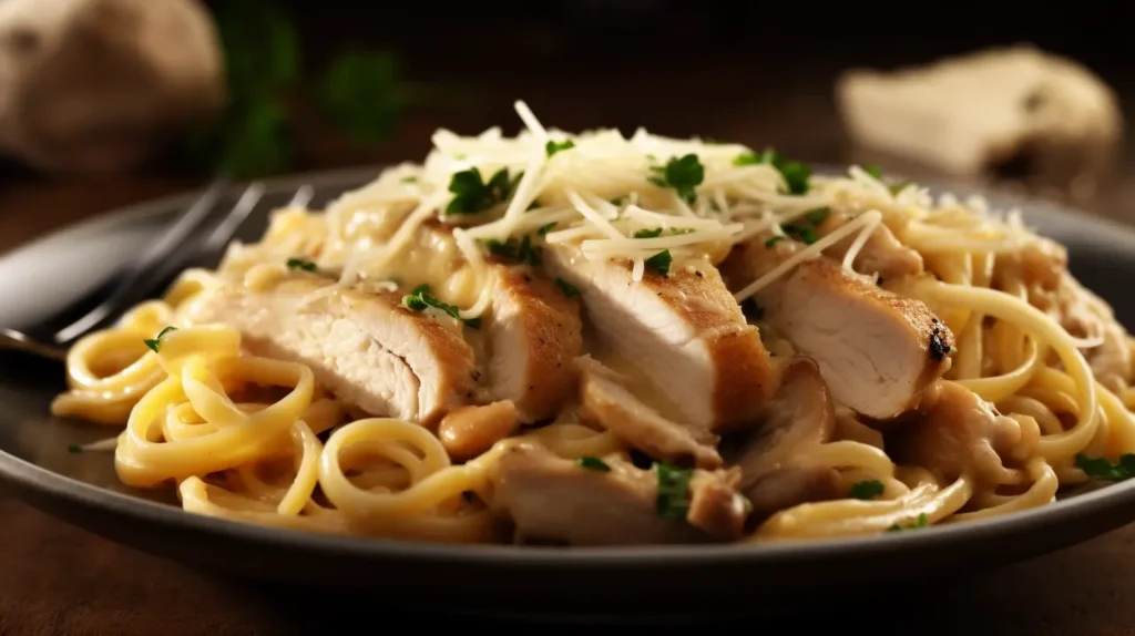 Parmesan Garlic Chicken Pasta 1